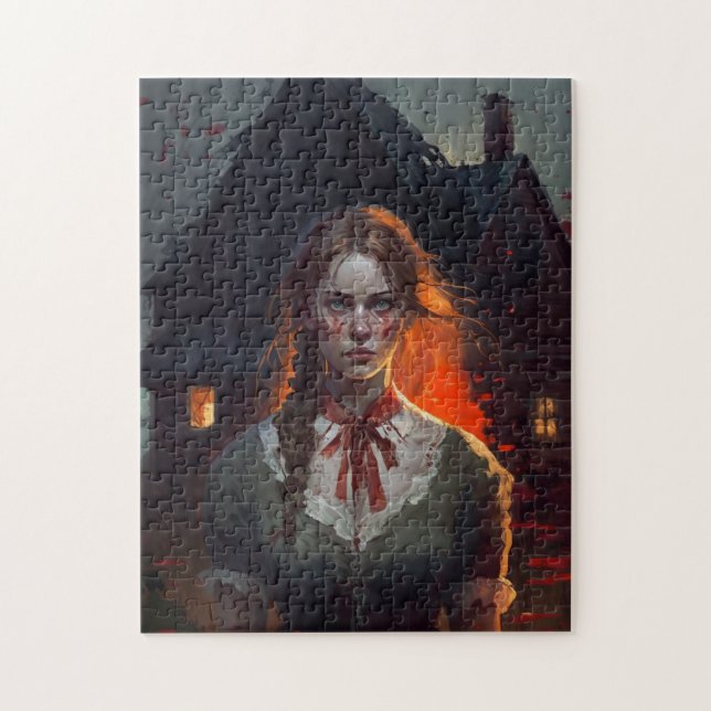 Puzzle Haunting house (Vertical)