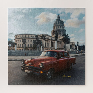 Puzzle Havana Cuba Coche Clásico Antiguo