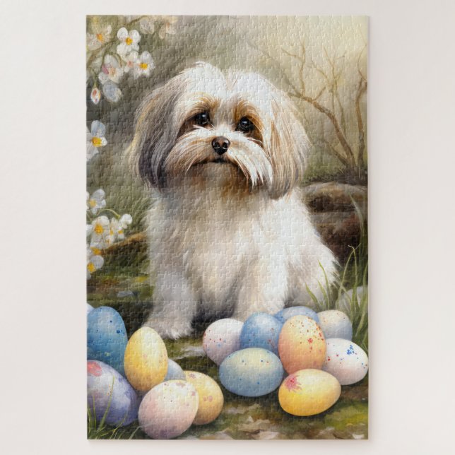 Puzzle Havanés con huevos de Pascua (Vertical)