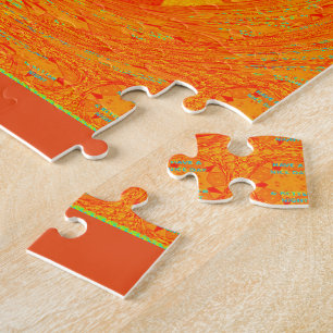 Puzzle Have a Nice Day & a better Night red Design