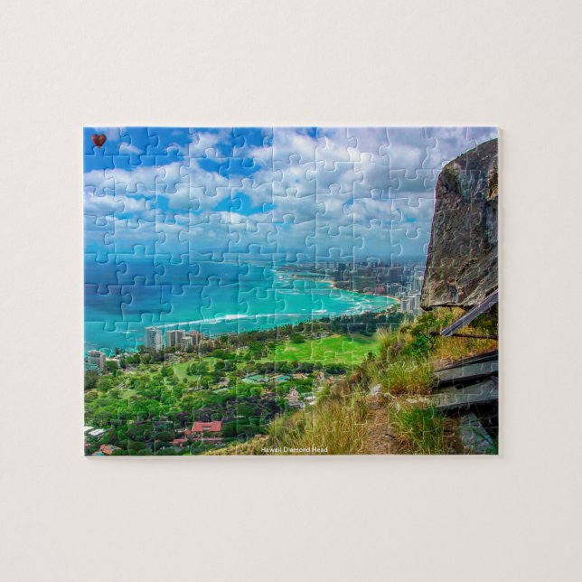Puzzle Hawái Diamond Head (Horizontal)