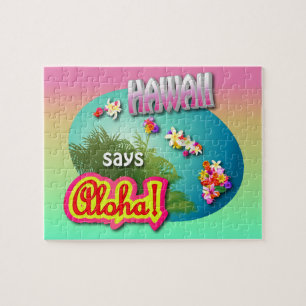 Puzzle ¡Hawaii dice hawaiana!