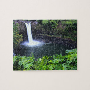 Puzzle Hawaii, Isla Grande, Hilo, Cataratas Arcoiris, Luj