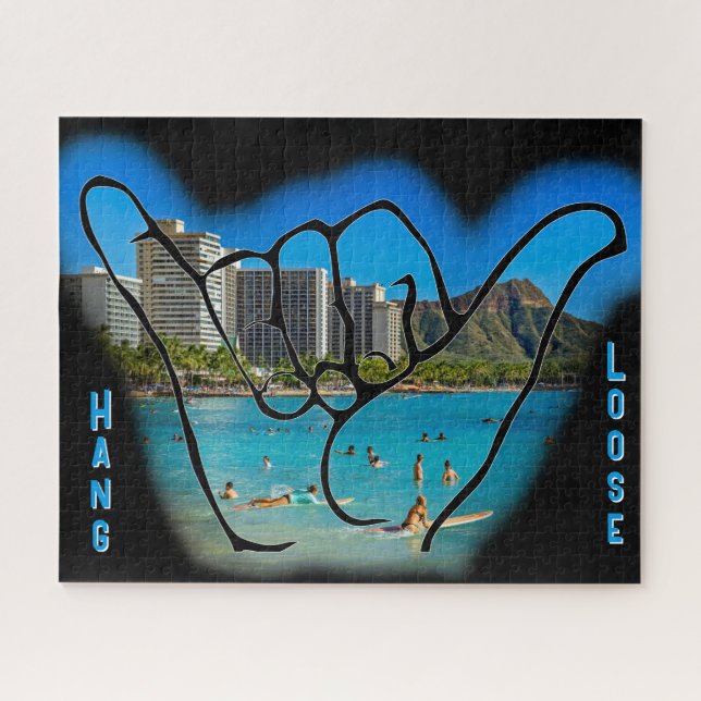 Puzzle Hawaiian Hang Loose, alias Aloha Spirit (Horizontal)