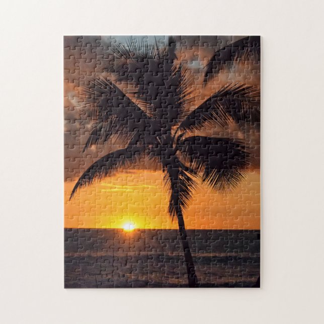 Puzzle Hawaiian Sunset - 11x14 - 252 pc (Vertical)