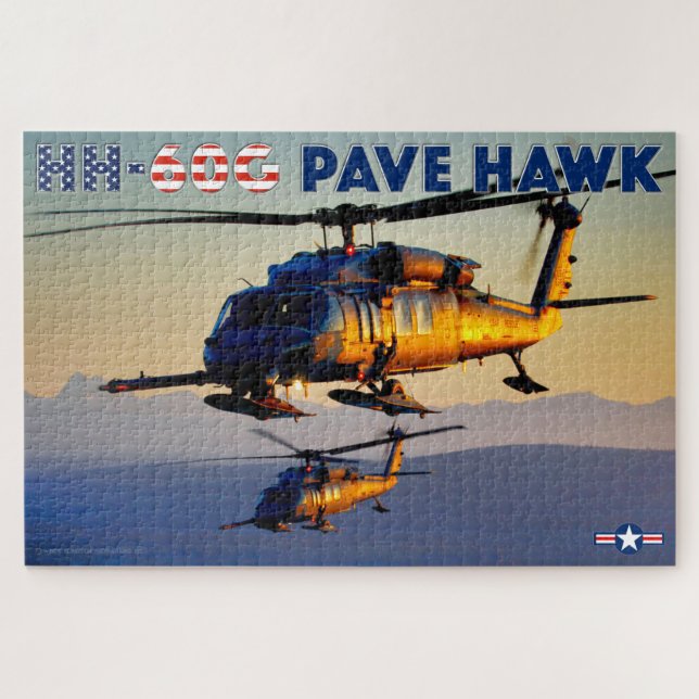 Puzzle HAWK DE PAVE HH-60G (20x30 PULGADAS) (Horizontal)
