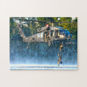 Puzzle HAWK NEGRO MH-60M (11x14 PULGADAS)