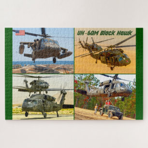 Puzzle HAWK NEGRO UH-60M (20x30 PULGADAS)