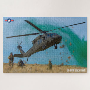 Puzzle HAWK NEGRO UH-60M (20x30 PULGADAS)