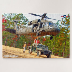 Puzzle HAWK NEGRO UH-60M (20x30 PULGADAS)