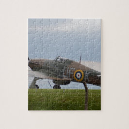 Puzzle Hawker Hurricane Vista de Tres Cuartos