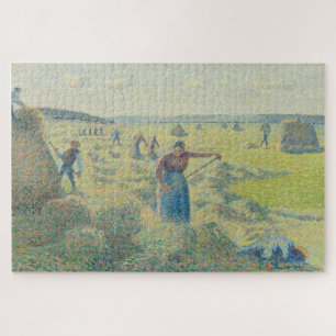Puzzle Hay Harvest, Éragny, por Camille Pissarro