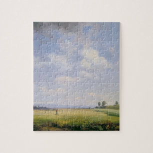 Puzzle Haymaking, 1838 (aceite en lona)