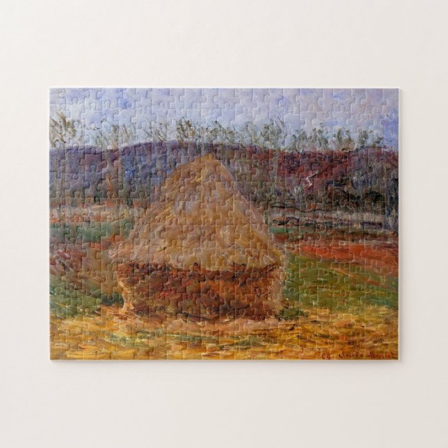 Puzzle Haystack en el Bella Artes Giverny Monet (Horizontal)
