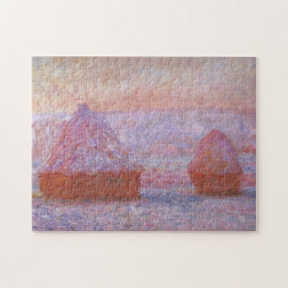 Puzzle Haystacks Giverny Morning Effect Monet Bella Artes