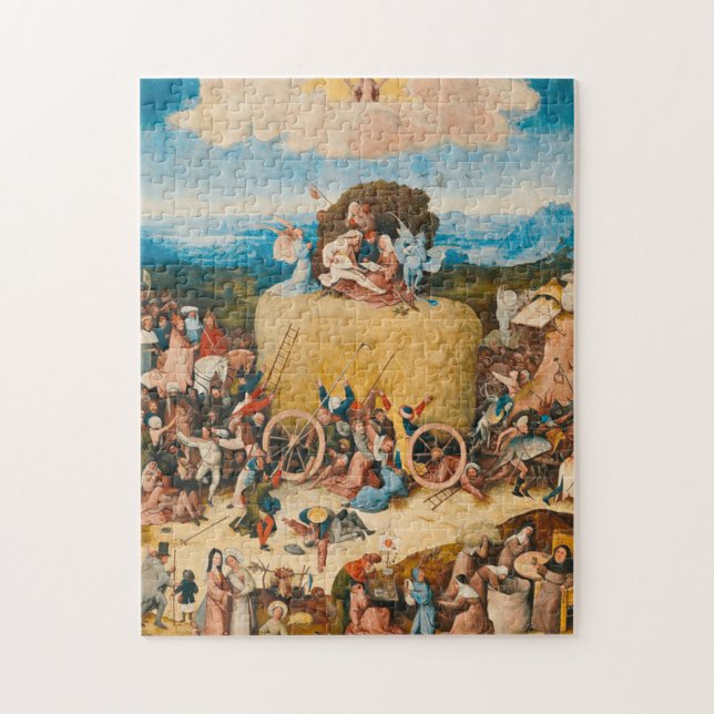 Puzzle Haywain Triptych - Hieronymus Bosch (Vertical)