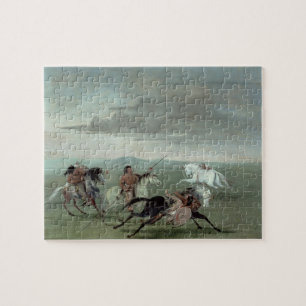 Puzzle Hazañas del Comanche de la equitación marcial,