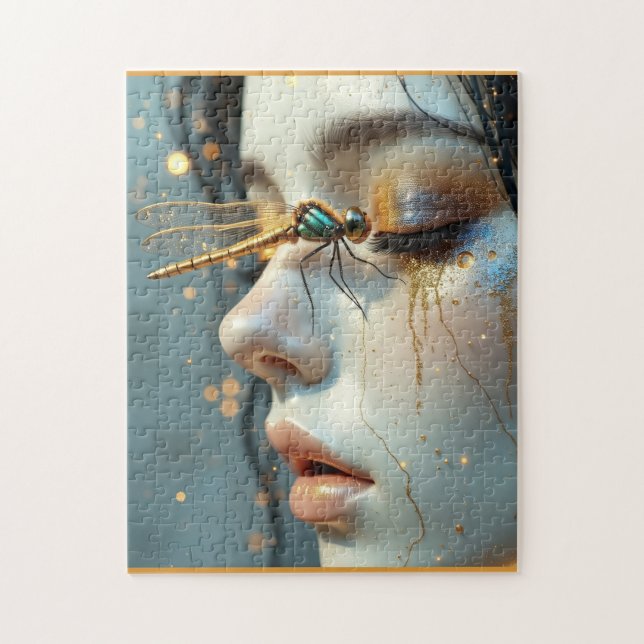Puzzle Healing Dragonfly (Vertical)