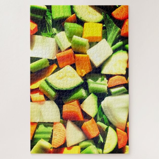 Puzzle Healthy Vegetables (Vertical)