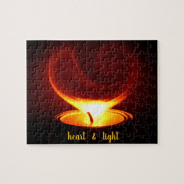 Puzzle heart & light (Horizontal)