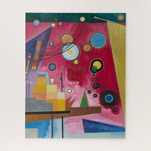 Puzzle Heavy Red | Kandinsky | (Vertical)