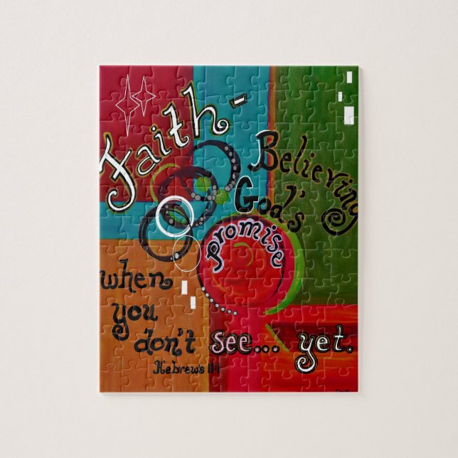 Puzzle Hebreos 11 de la fe (Vertical)