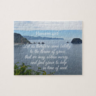 Puzzle Hebreos 4:16 Así que vengamos con audacia al