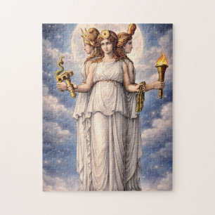 Puzzle Hécate Triple Diosa Arte Celestial de la Luna – mi