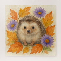 Hedgehog en otoño