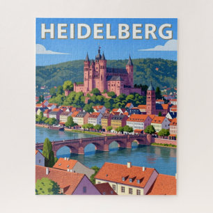 Puzzle Heidelberg Alemania Castillo Ciudad Vieja Viaje