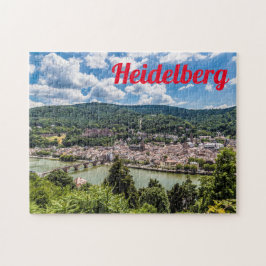 Puzzle Heidelberg Neckar Panorama Germany