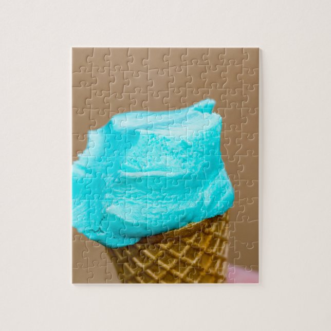 Puzzle Helado con macro de gofre (Vertical)