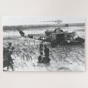Puzzle Helicóptero UH-1 Huey de la era de la guerra de Vi