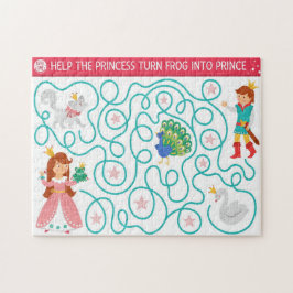 Puzzle Help The Princess Turn The Frog Into A Prince Kids