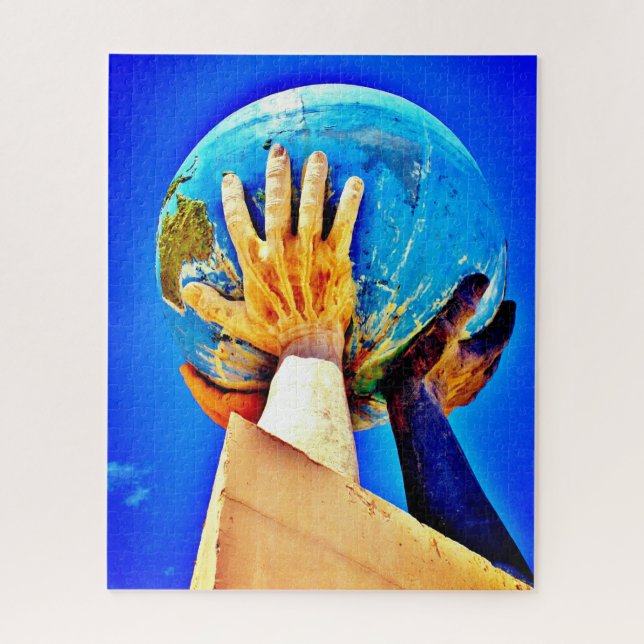 Puzzle Helping Hands (Vertical)