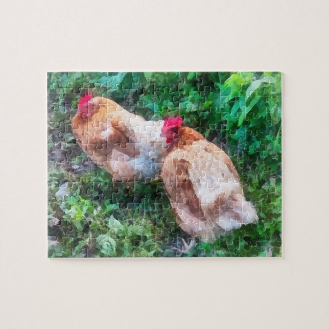 Puzzle Hen Fiesta (Horizontal)