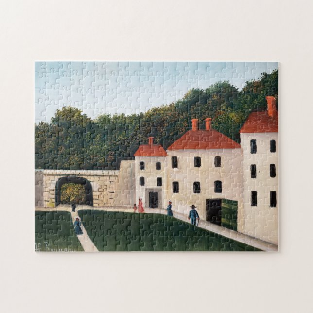Puzzle Henri Rousseau - Caminantes en un parque (Horizontal)