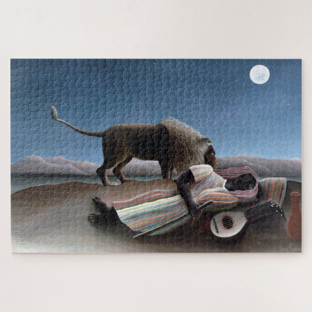 Puzzle Henri Rousseau, el durmiente Poster gitano (Horizontal)