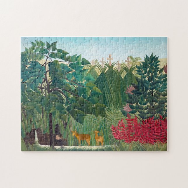 Puzzle Henri Rousseau - La cascada (Horizontal)