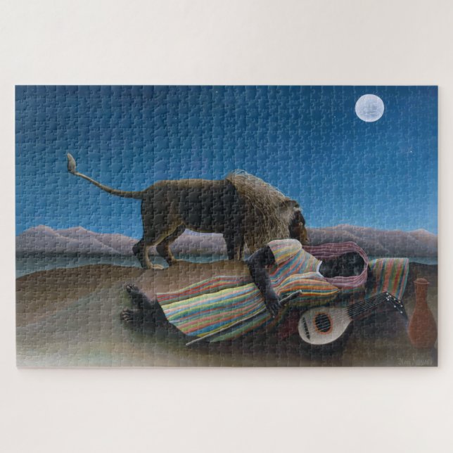 Puzzle Henri Rousseau - La Gitana Durmiente (Horizontal)