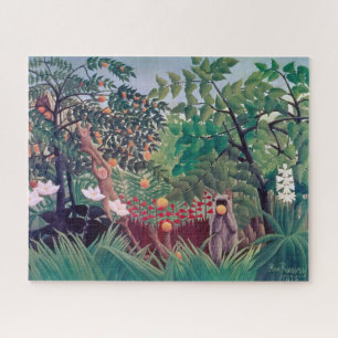 Puzzle Henri Rousseau - Paisaje exótico