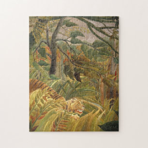 Puzzle Henri Rousseau Tiger En Tormenta Tropical