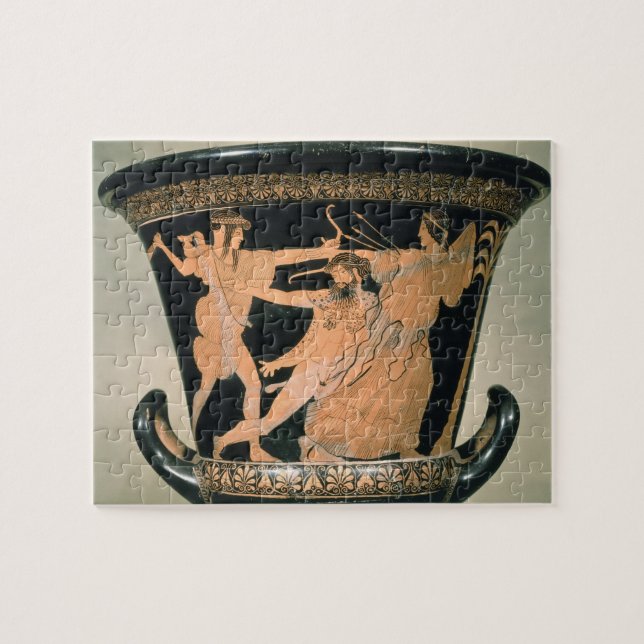 Puzzle Herakles que lucha, detalle de un ático rojo-figu (Horizontal)