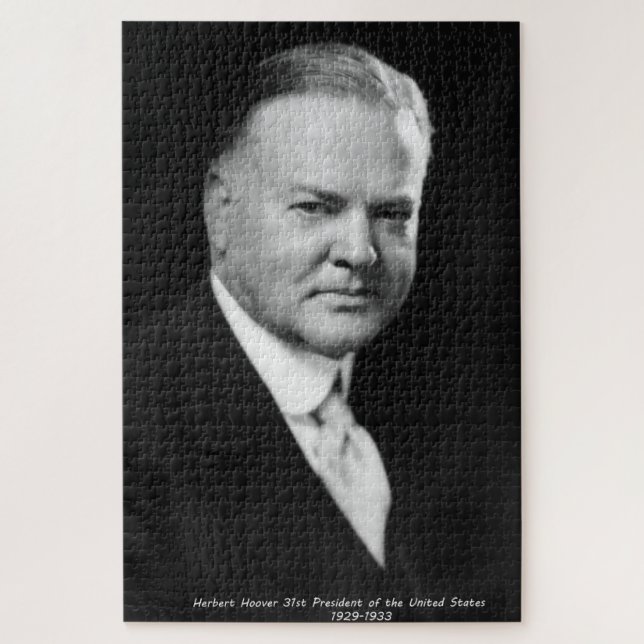 Puzzle Herbert Hoover 31º  Presidente EE. UU. (Vertical)