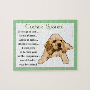 Puzzle Herencia de cocker spaniel del amor