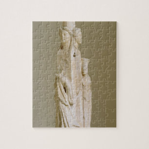 Puzzle Herm triforme de Hecate, escultura de mármol, el
