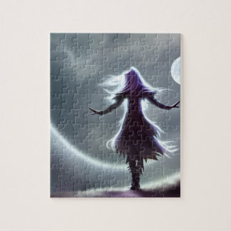 Puzzle Hermana de la Luna Impresión de Arte Digital de Fa