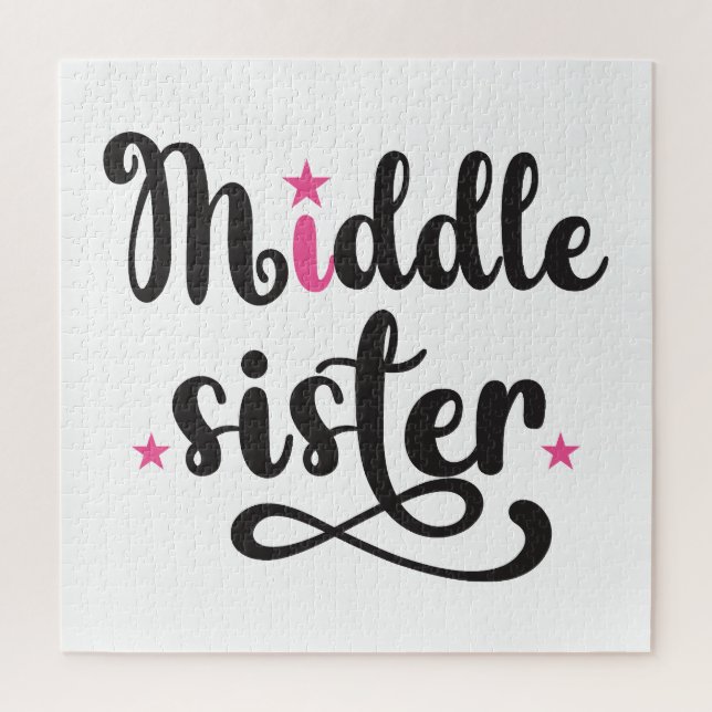 Puzzle Hermana del Medio, Estrellas Cutas (Vertical)