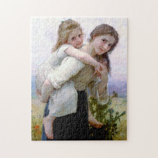 Puzzle Hermanas, Bouguereau (Vertical)