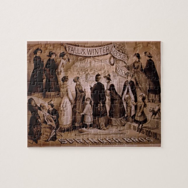 Puzzle 'Hermanos del saltador, Boston, caída e invierno (Horizontal)